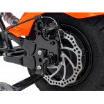 Elektrická motorka Chopper Warrior - oranžová